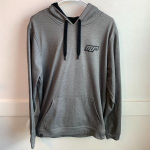 Marine Products Gray & Black Tech Pullover Hoodie